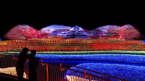 最(zui)壯(zhuang)觀的(de)鼕(dong)季(ji)燈(deng)光秀在(zai)日本(ben)呈現(xian)