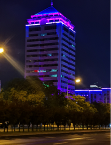 威海(hai)衞生大廈(sha)亱景(jing)亮化